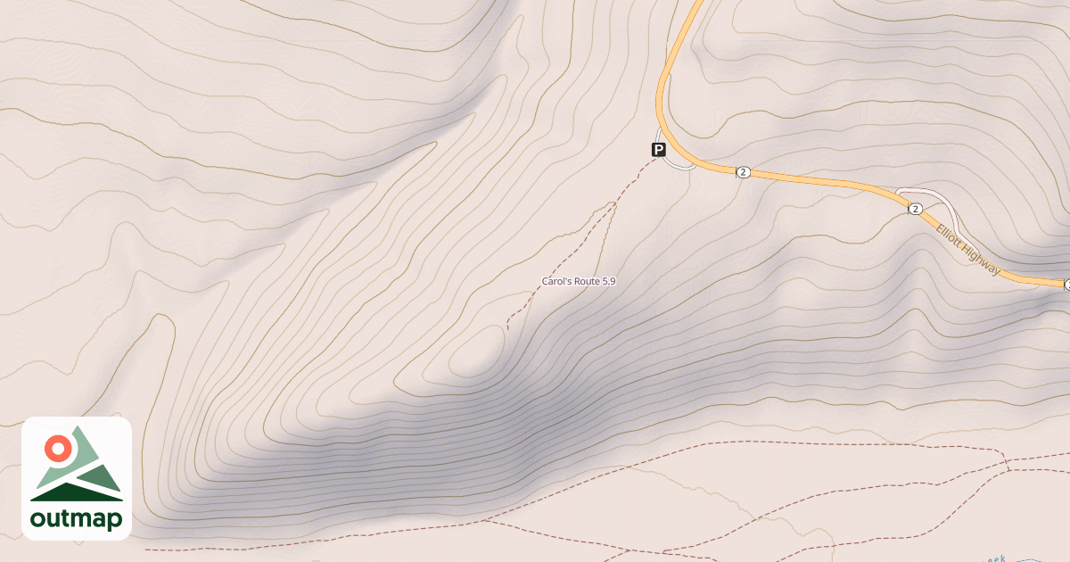 Map of Carol's Route