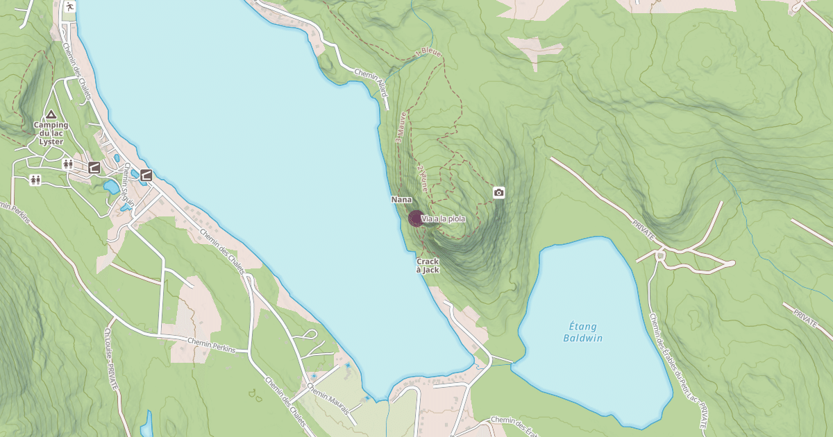 Map preview of Via a la piola