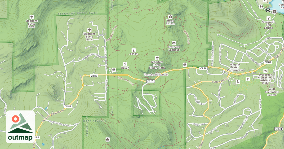Map of Conspire Sit Start