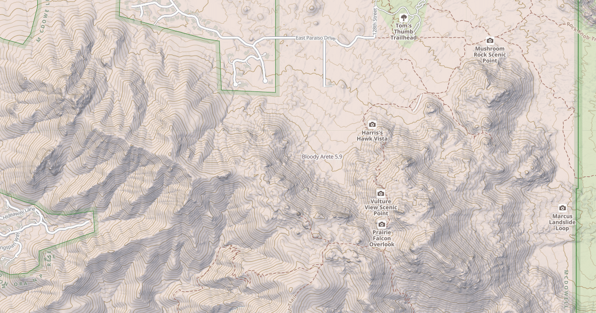 Map preview of Bloody Arete