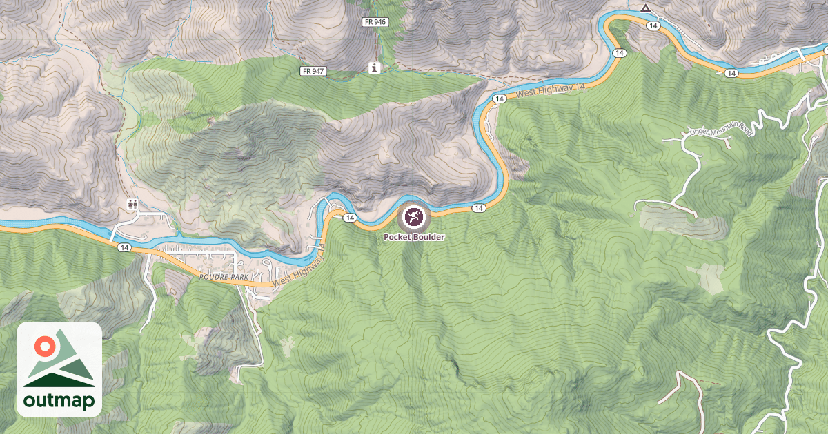 Map of Pocket Boulder