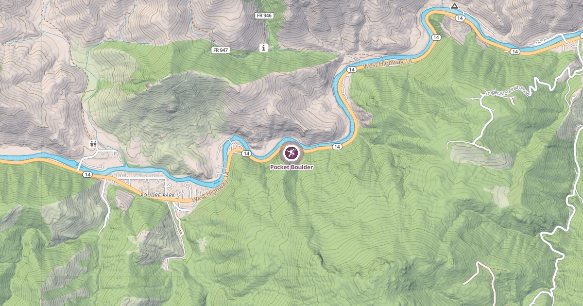 Map preview of Pocket Boulder