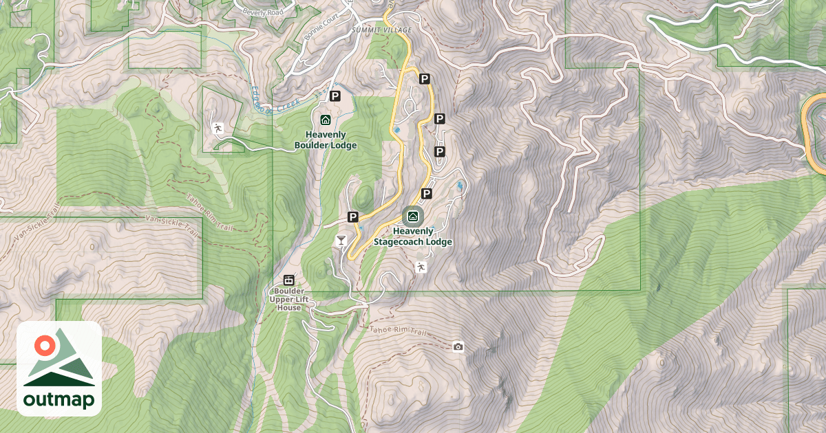 Map of Heavenly Stagecoach Lodge