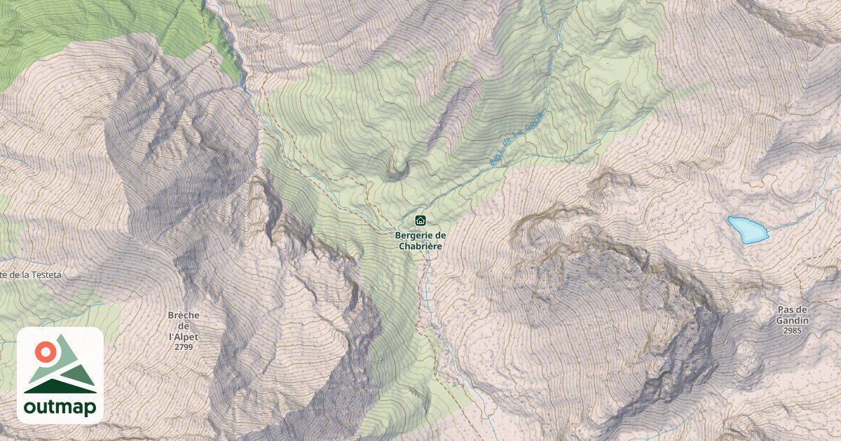 Map of Bergerie de Chabrière