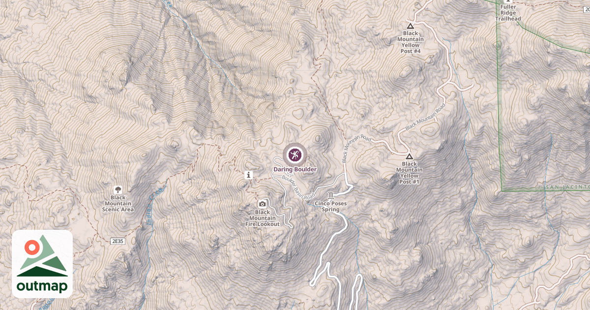 Map of Daring Boulder