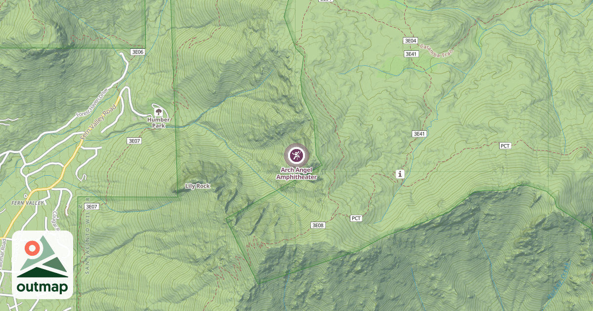 Map of Arch Angel Amphitheater