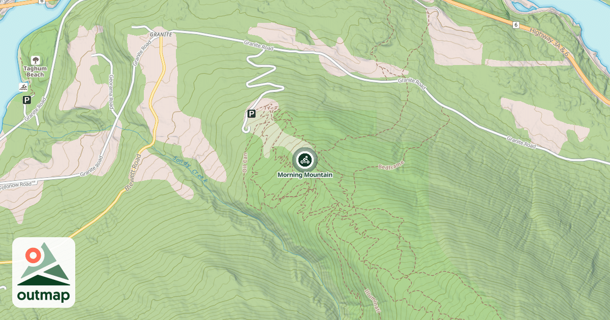 Map of Morning Mountain
