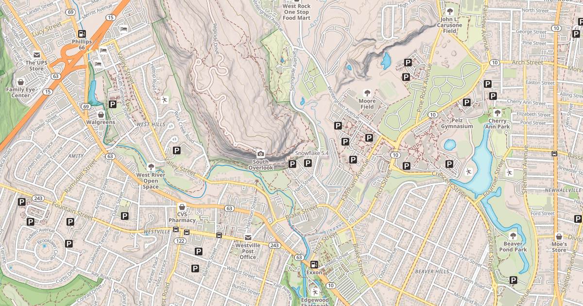 Map preview of Snowflake
