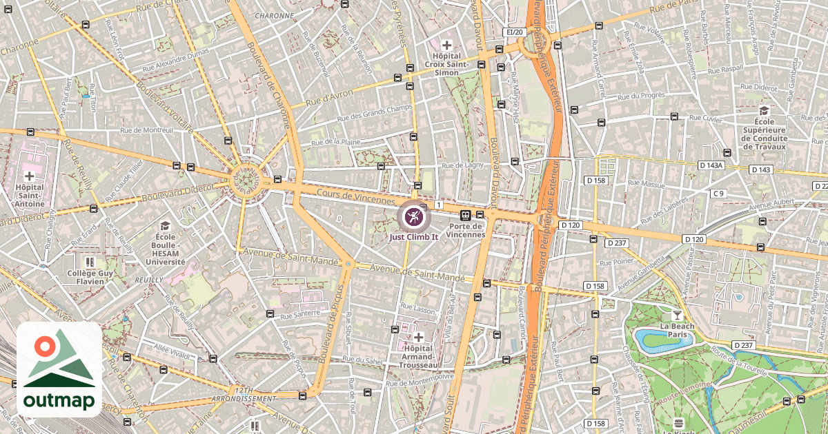 Map of Just Climb It
