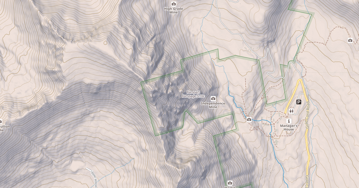 Map preview of Rampart Rampage