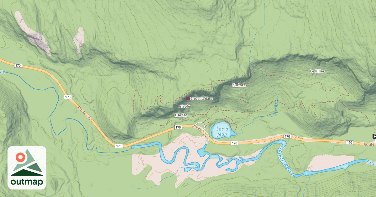 Map of Crever la dalle