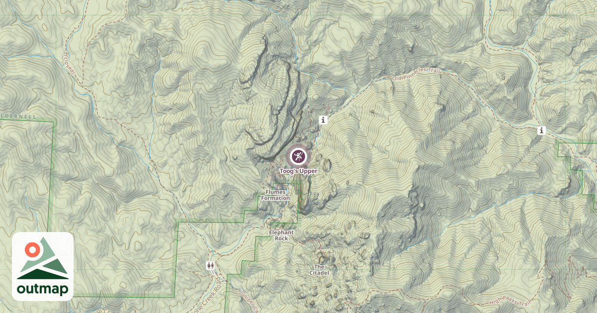 Map of Toog's Upper