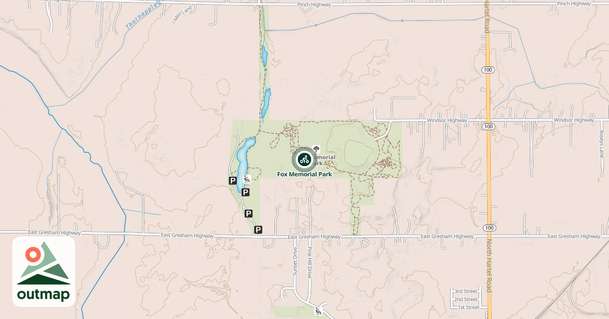 Map of Fox Memorial Park