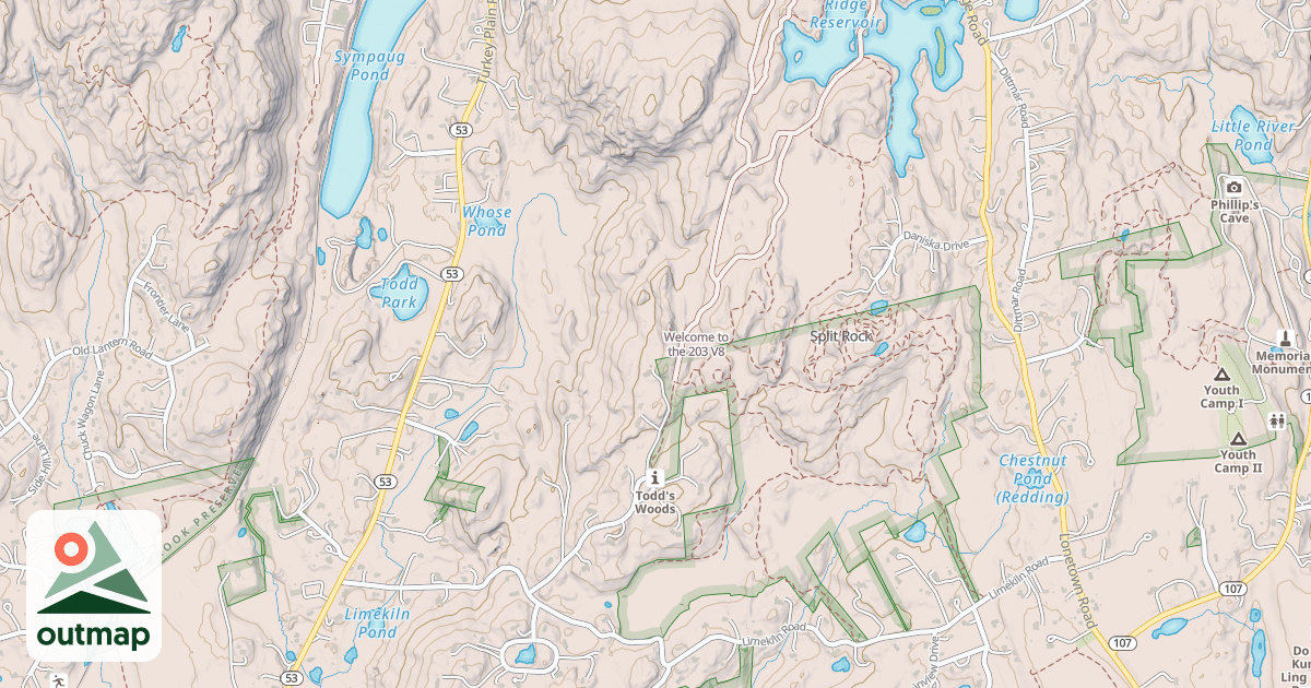 Map of Welcome to the 203