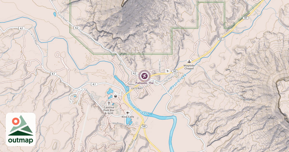 Map of Palisade, The