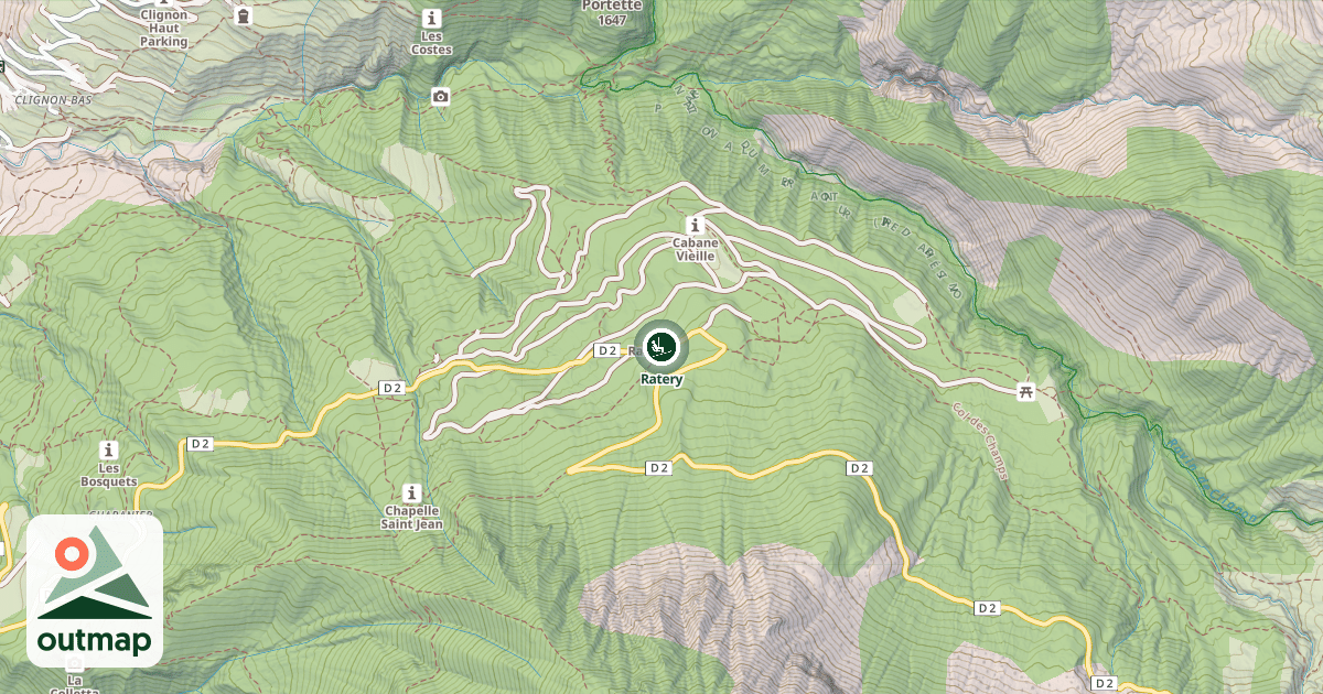 Map of Ratery