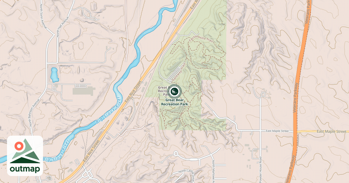 Map of Great Bear Recreation Park