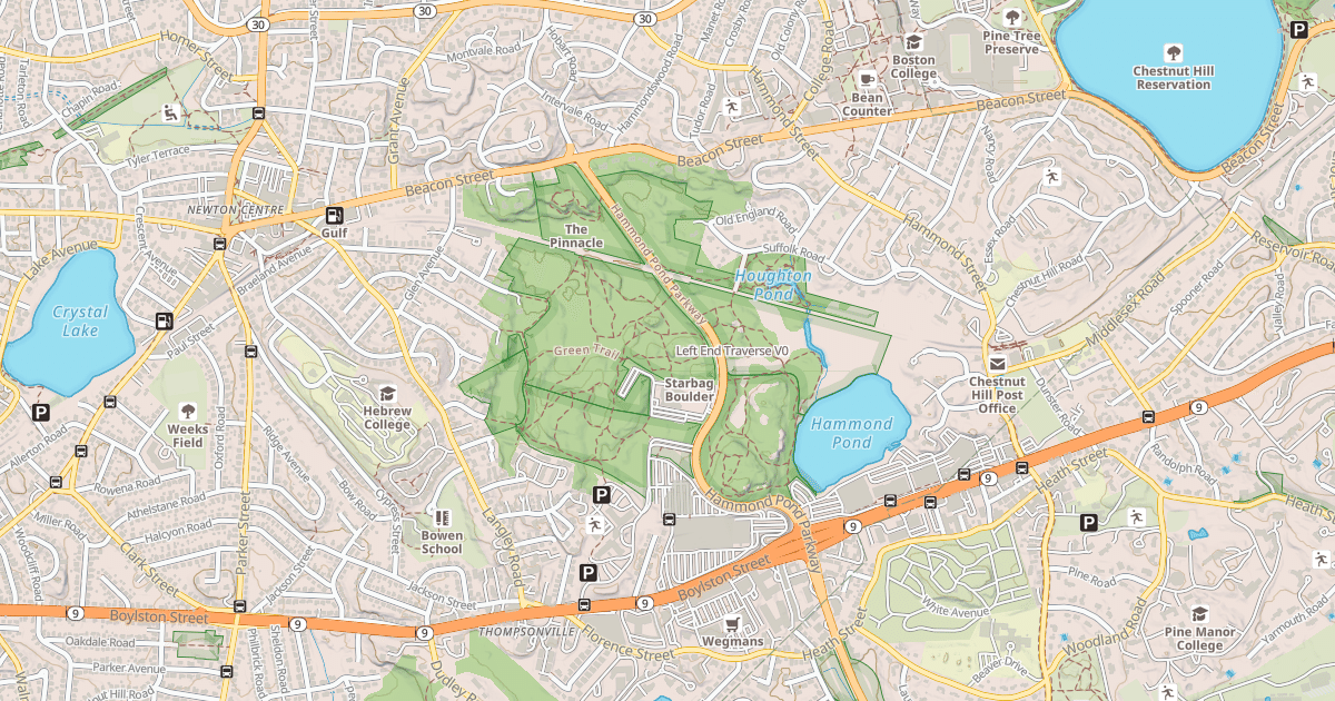 Map preview of Left End Traverse