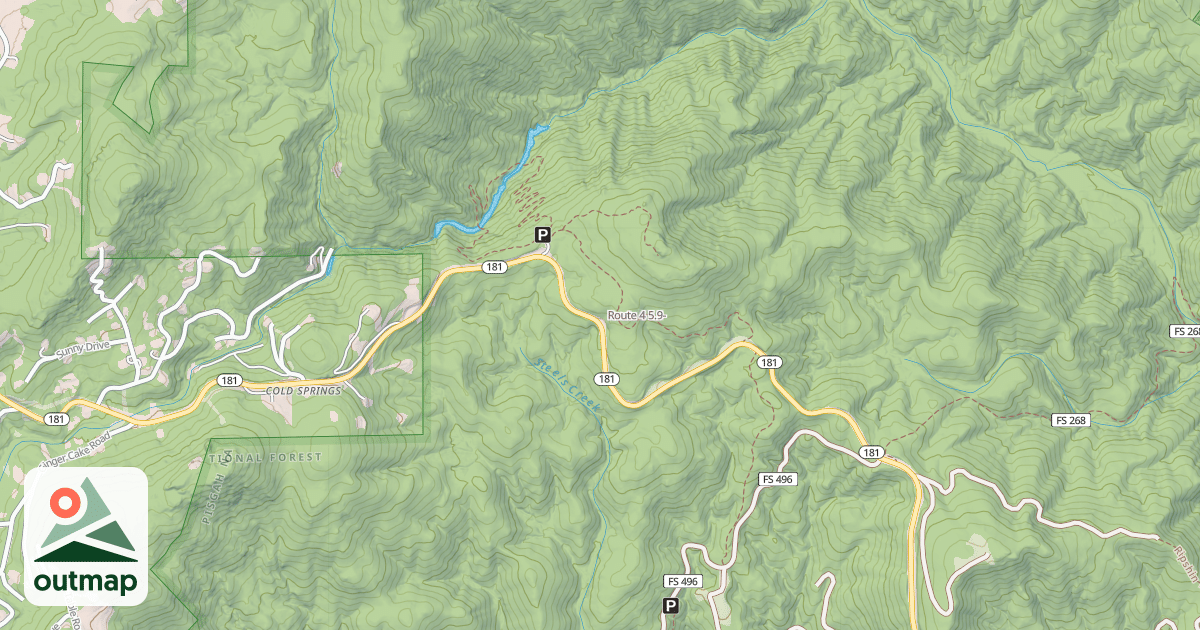 Map of Route 4