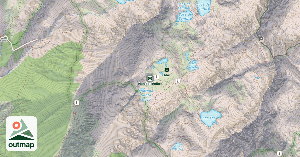 Map of Plan de Ténibre