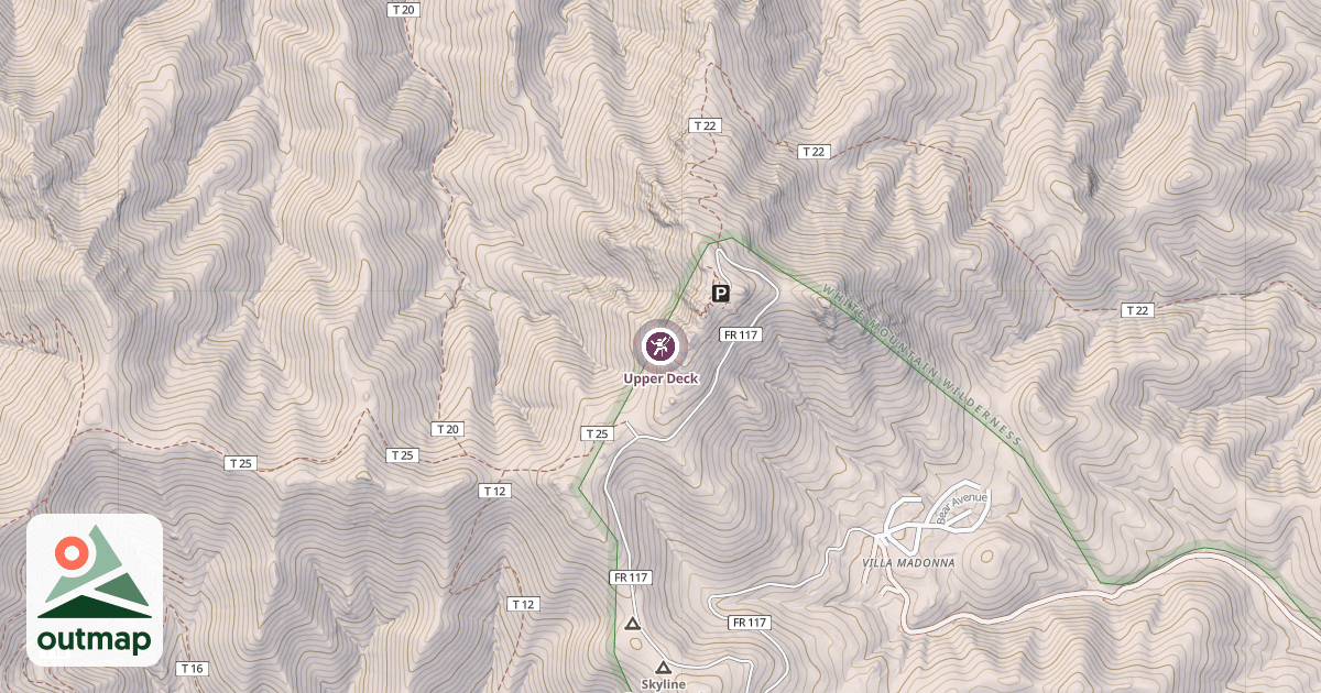 Map of Upper Deck