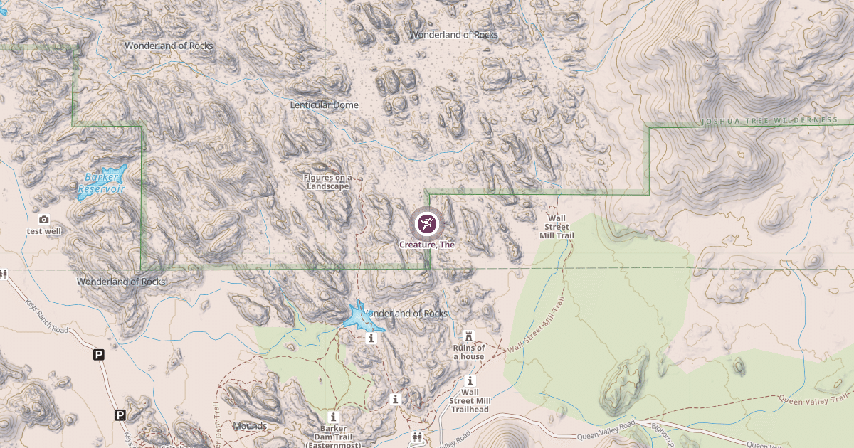 Map preview of Creature, The