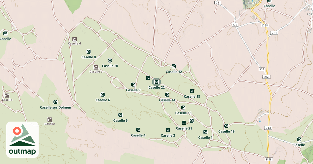 Map of Caselle 22