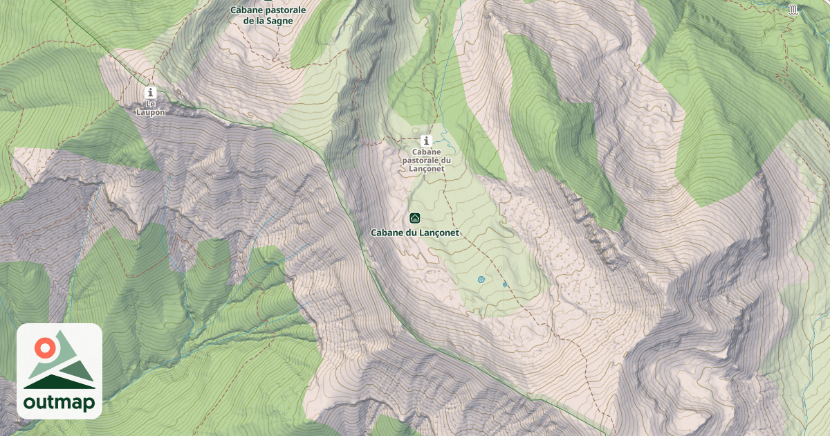 Map of Cabane du Lançonet
