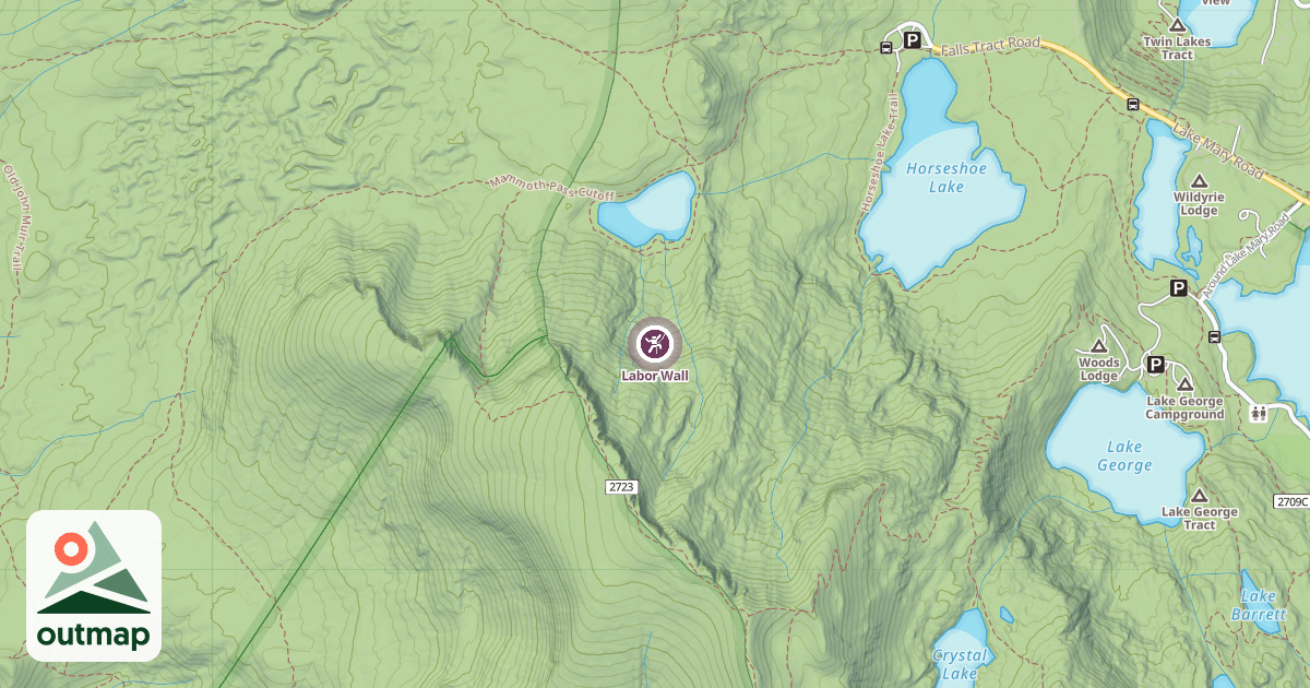 Map of Labor Wall