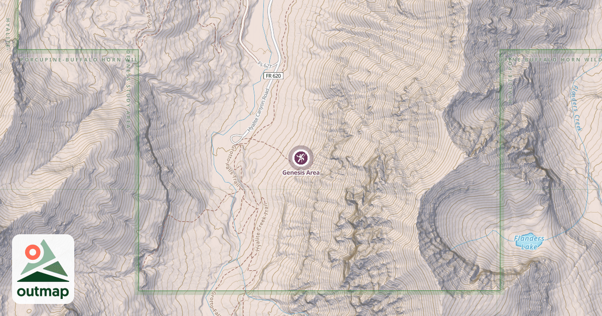 Map of Genesis Area