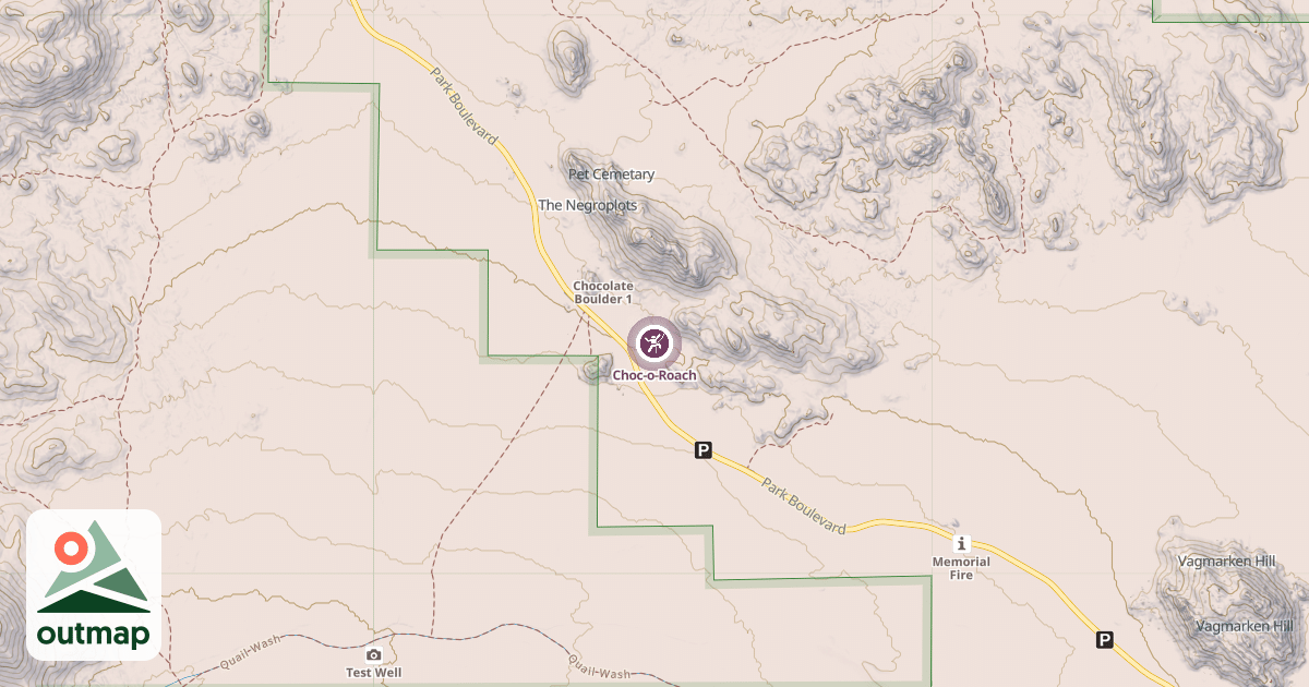 Map of Choc-o-Roach