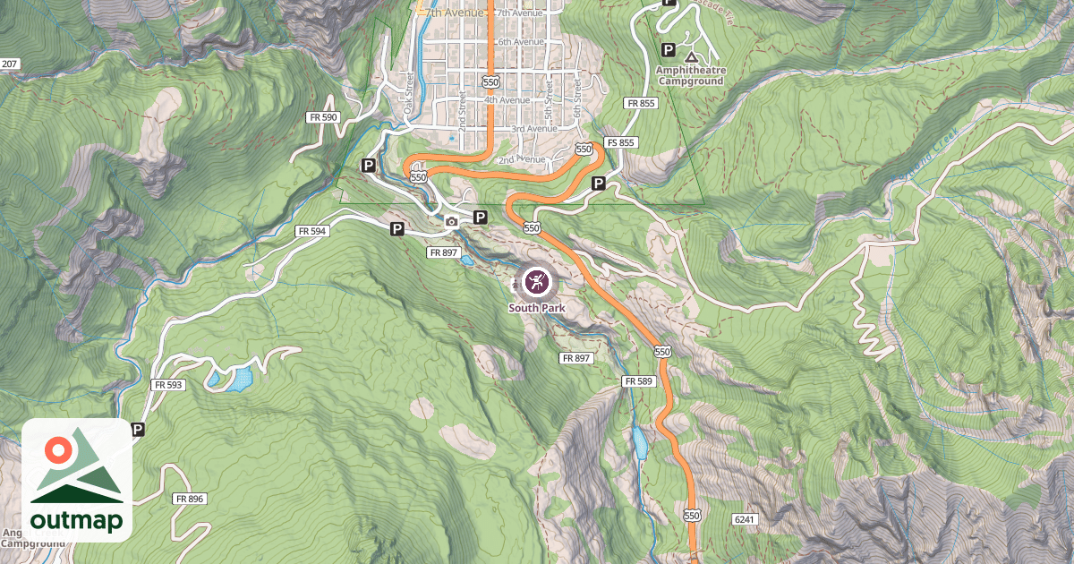 Map of South Park