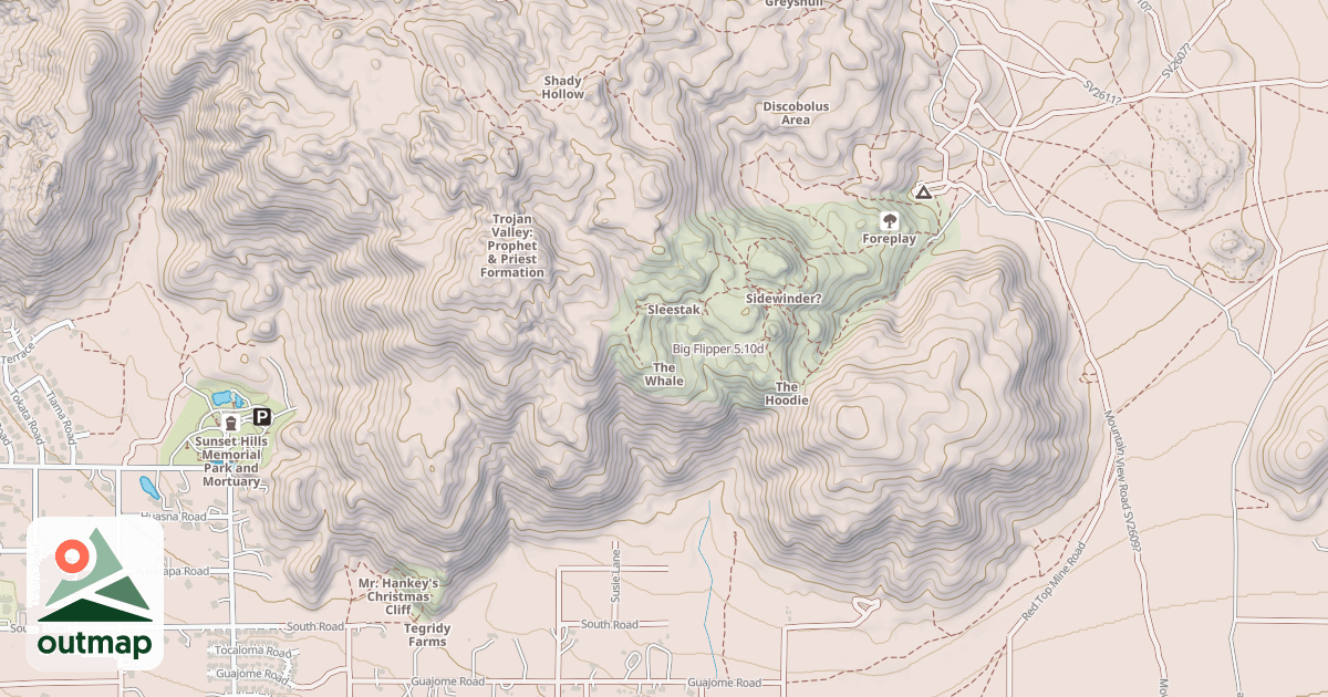 Map of Big Flipper