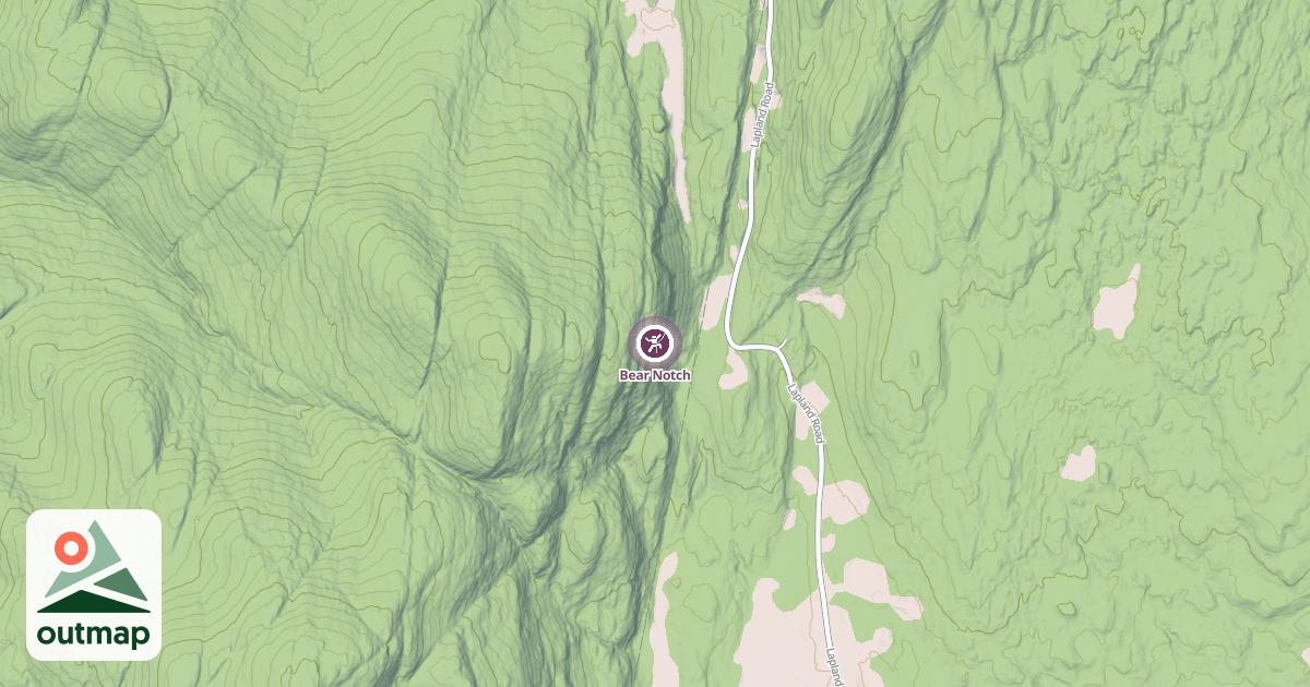 Map of Bear Notch