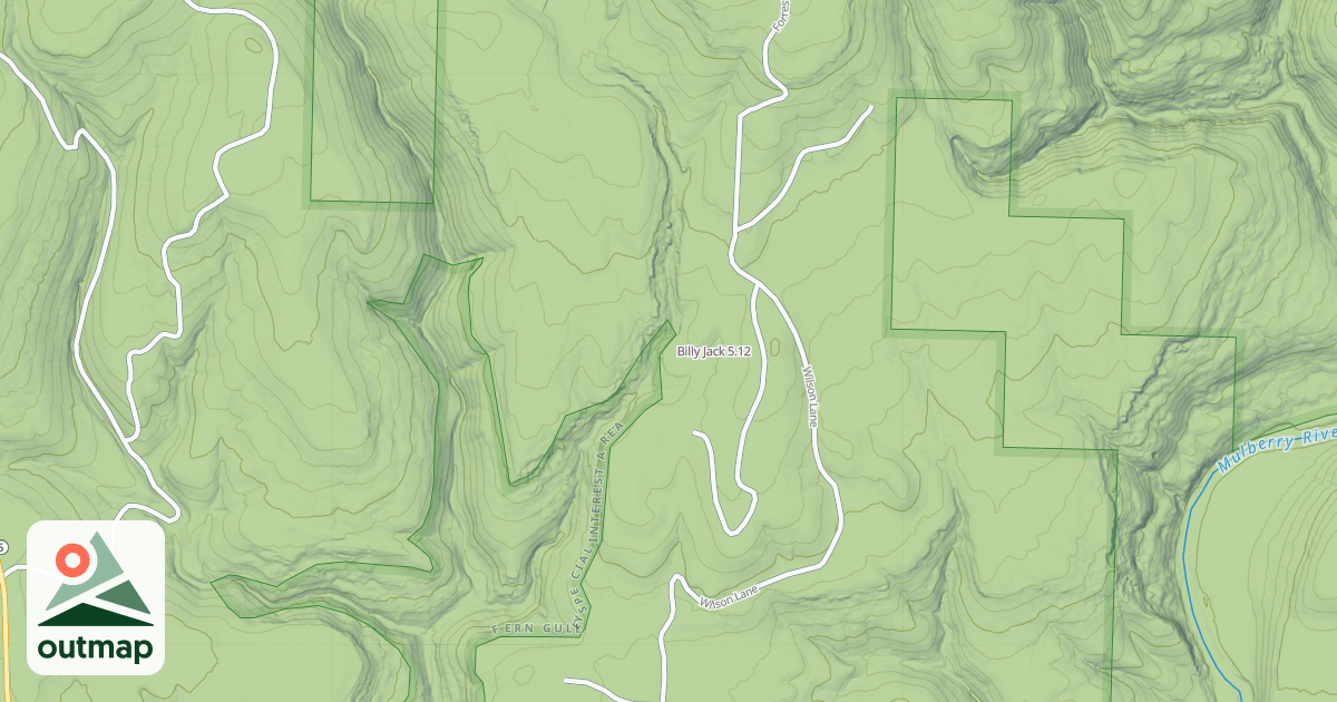 Map of Billy Jack
