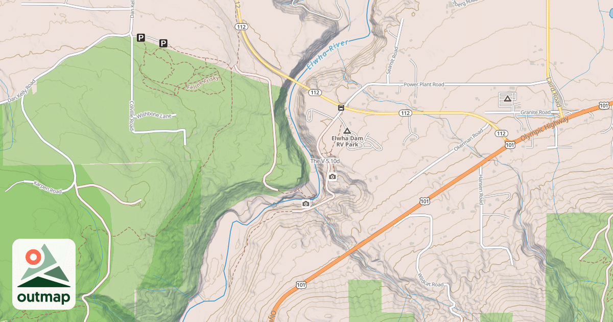Map of The V