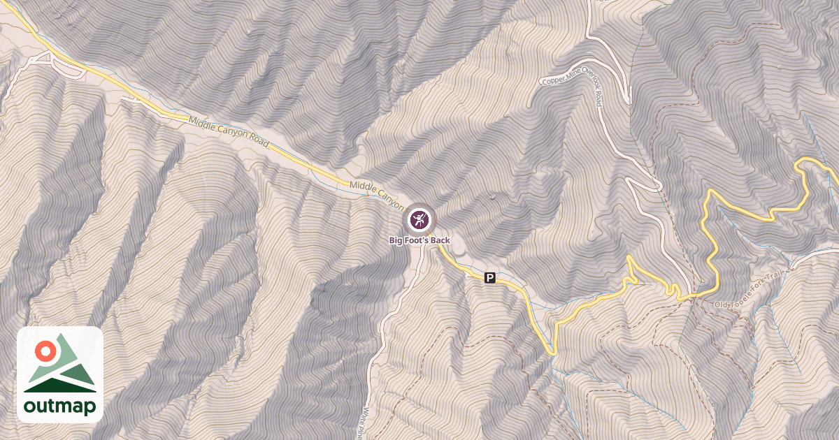 Map of Big Foot's Back