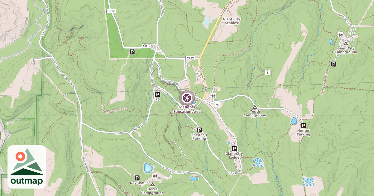 Map of G: Higher Education Area