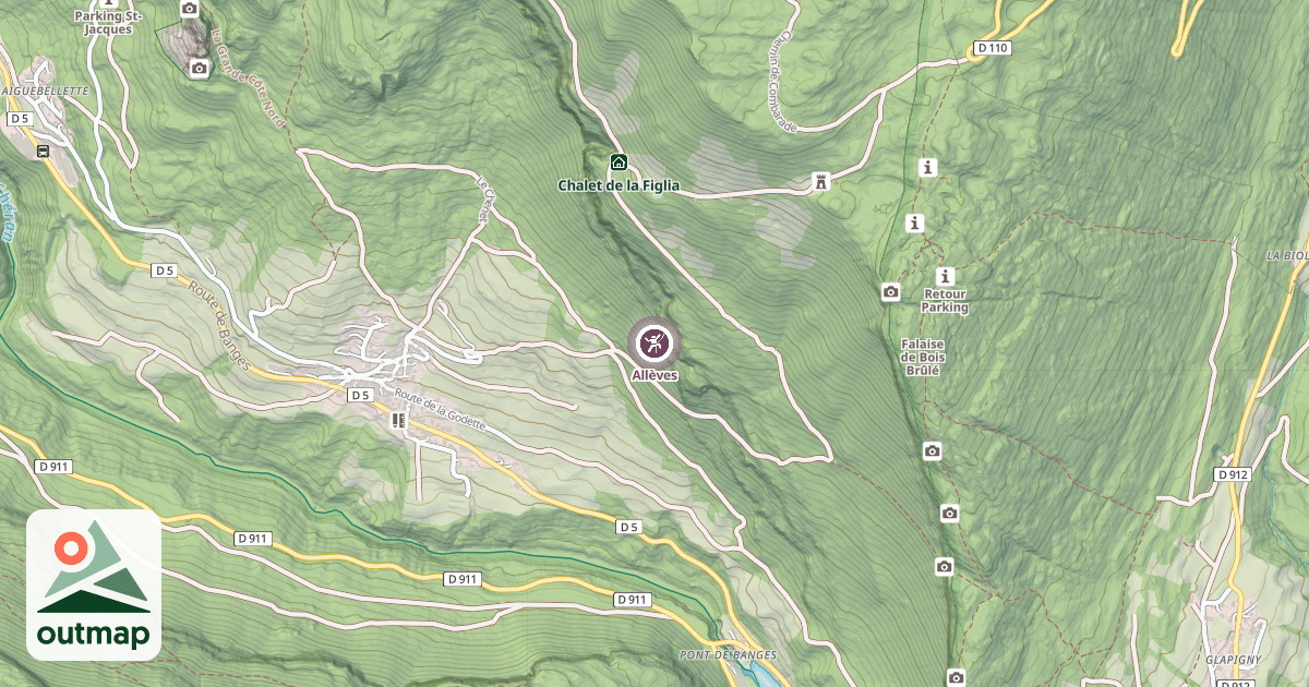 Map of Allèves