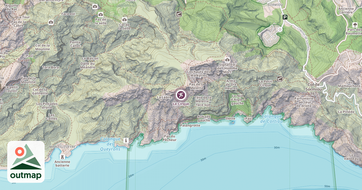 Map of Le Cirque