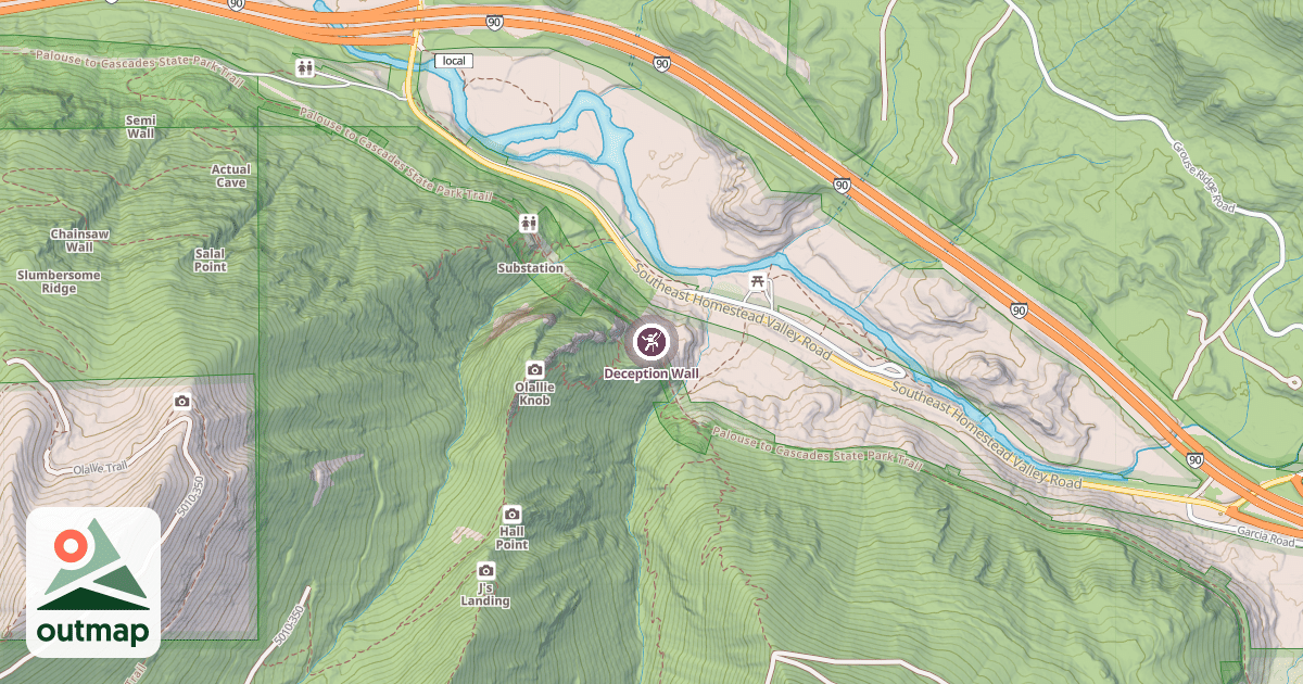 Map of Deception Wall