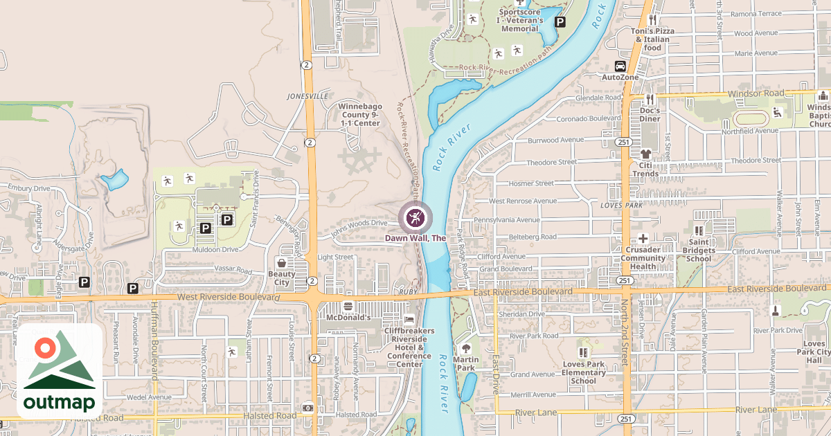 Map of Dawn Wall, The