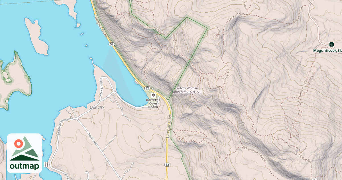 Map of Witchy Woman (mid-cliff START)