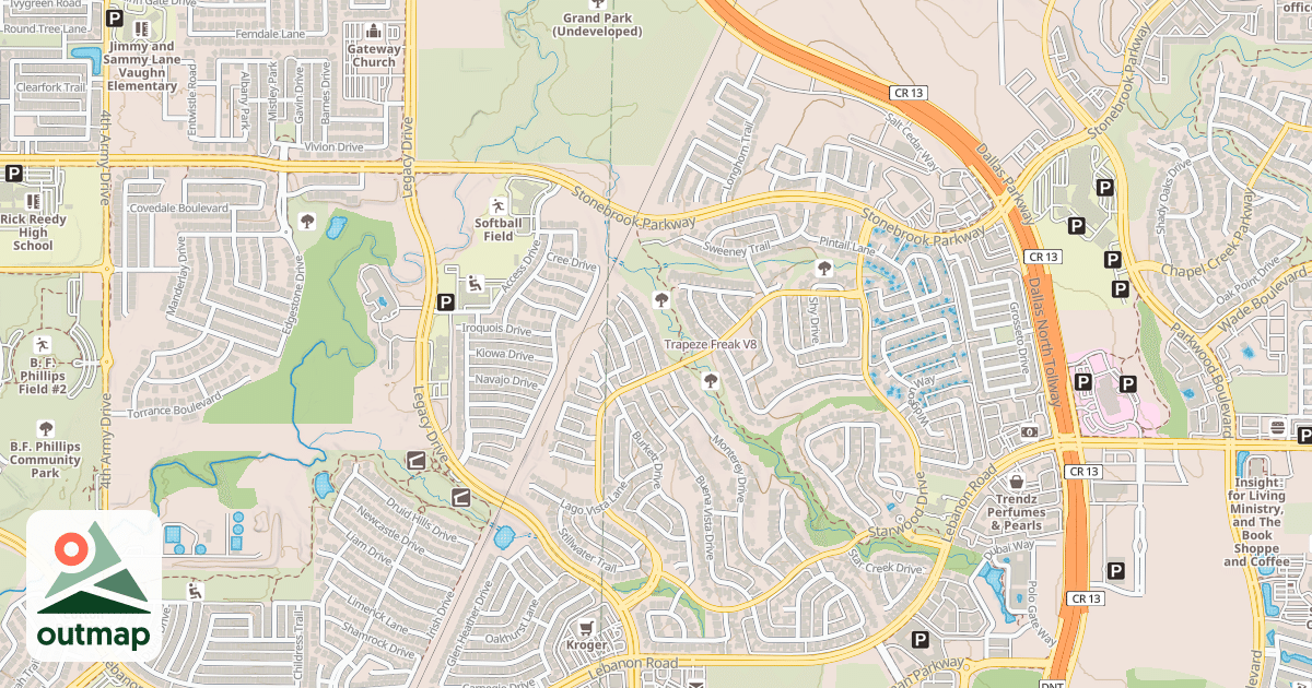 Map of Trapeze Freak