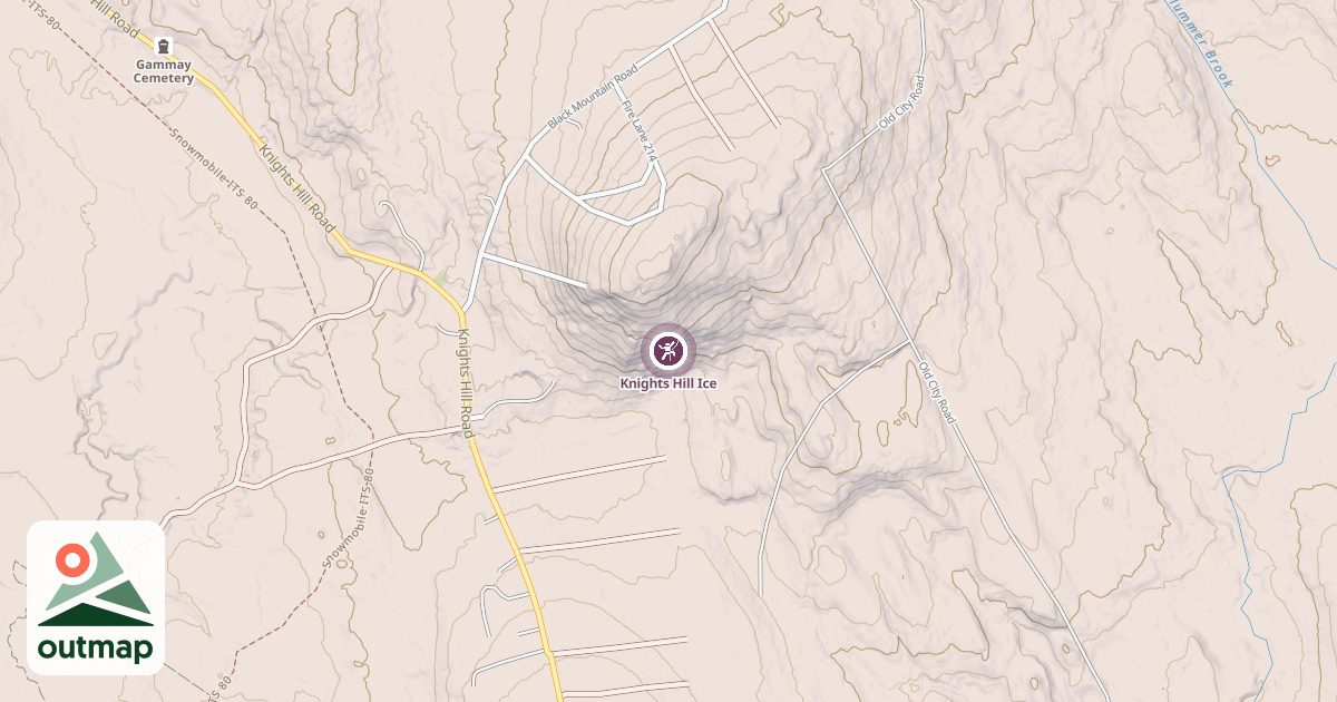 Map of Knights Hill Ice