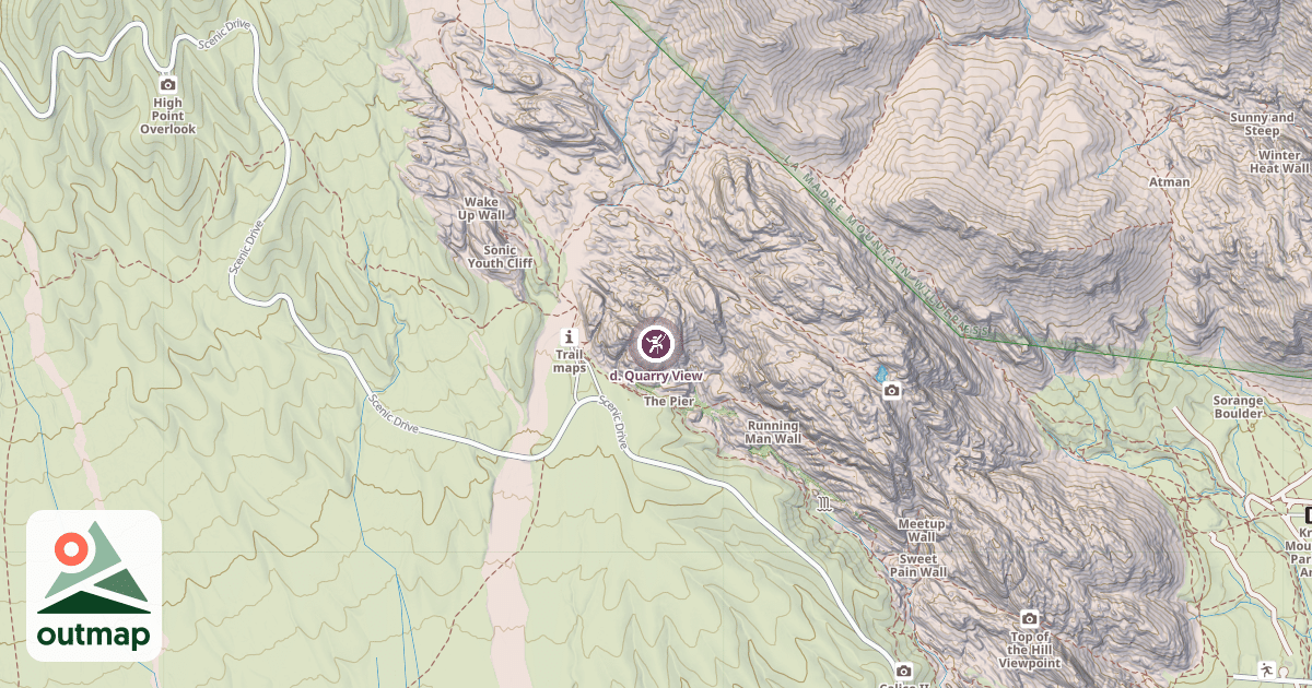 Map of d. Quarry View
