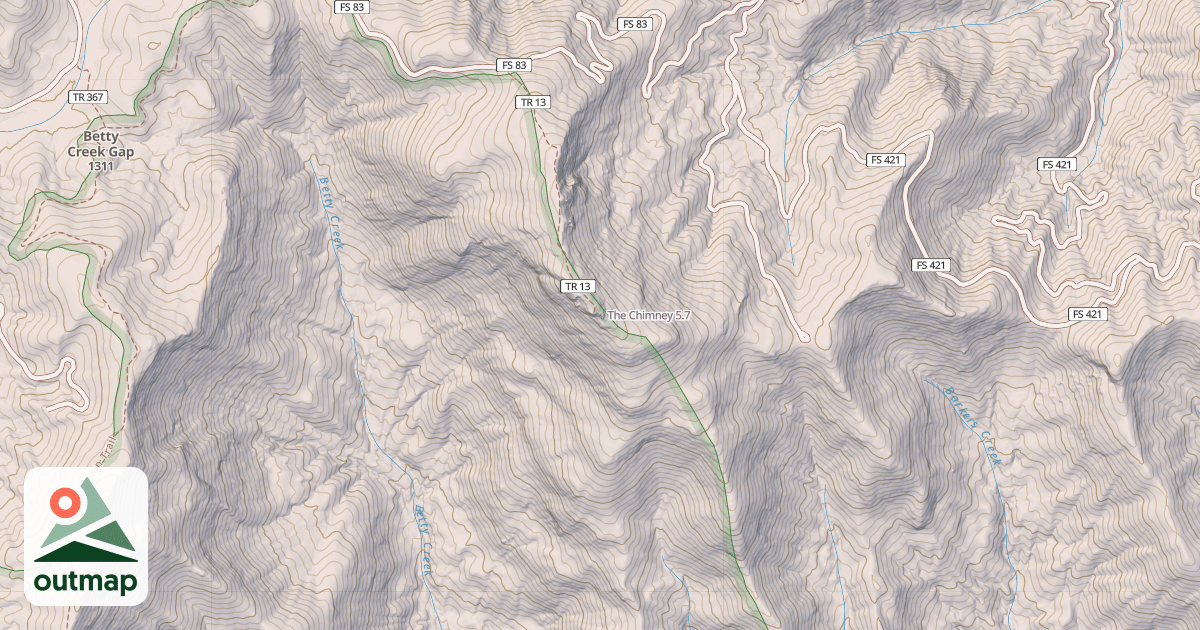 Map of The Chimney