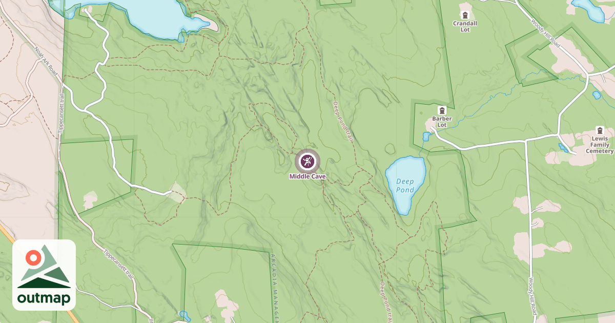 Map of Middle Cave