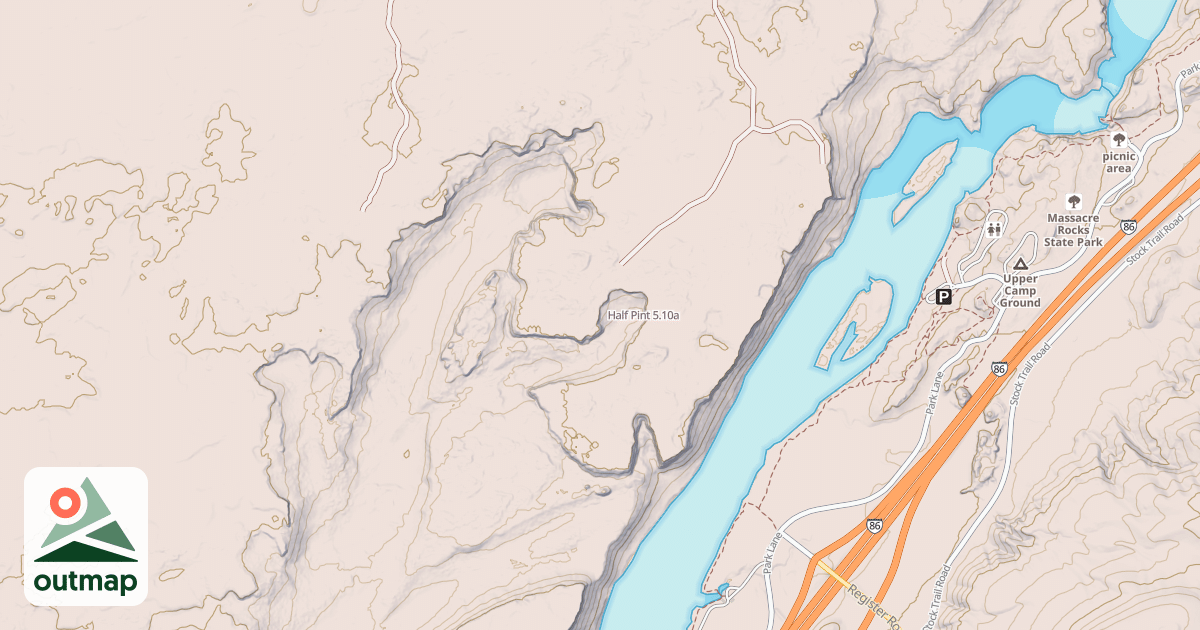 Map of Half Pint