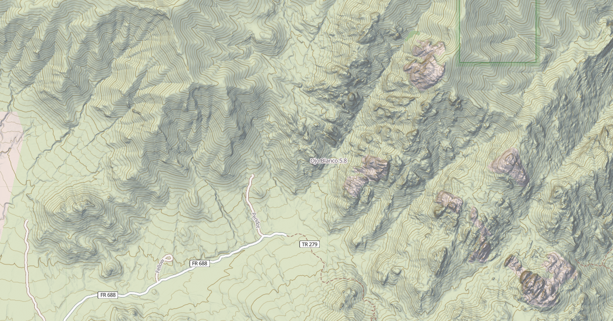 Map preview of Ojo Blanco